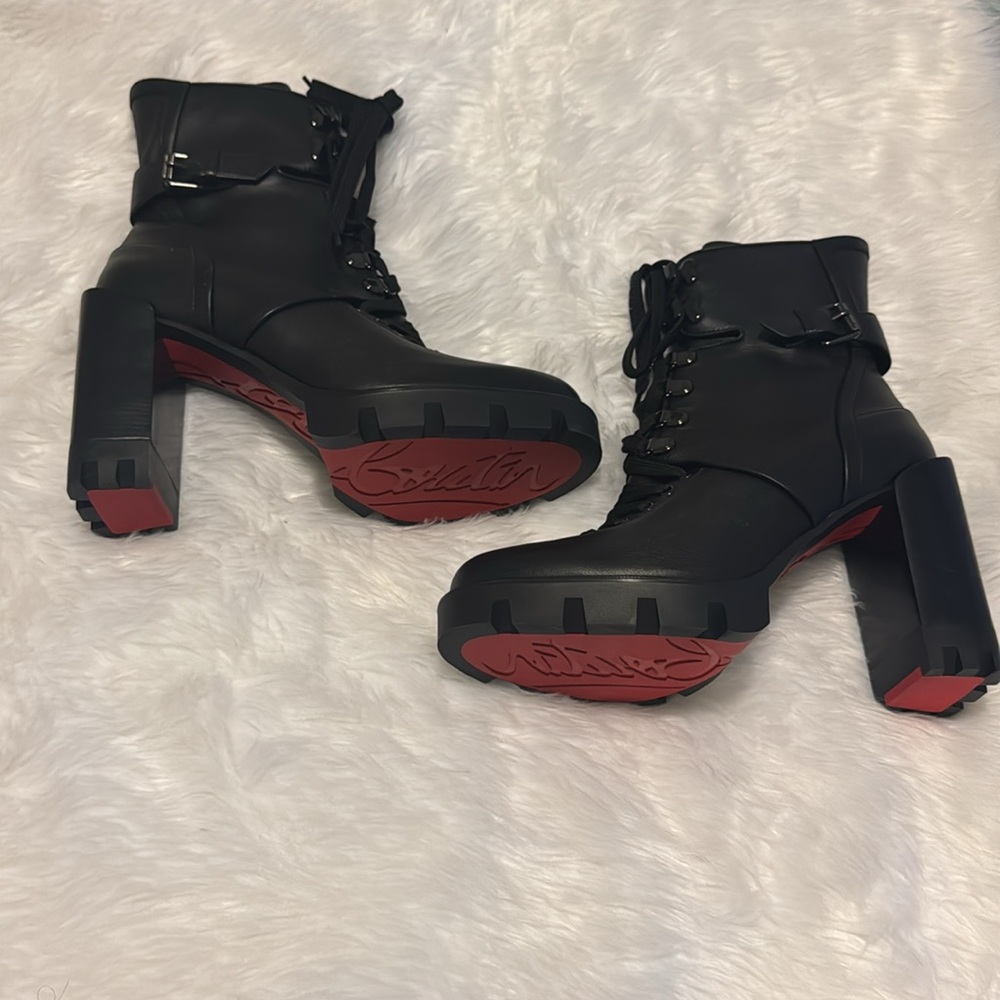 Christian Louboutin Black Ankle Boots